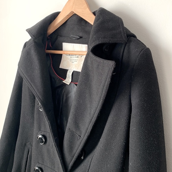AMERICAN RAG | black hooded petty coat - Picture 2 of 8